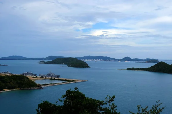 Hermoso Paisaje Marino Con Montañas —  Fotos de Stock