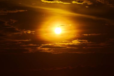 denizde güzel doğa manzara manzarası gün batımı 