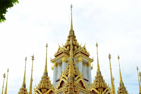 Thai Temples Beautiful Temples Pagodas Old Capital — Stock Photo, Image