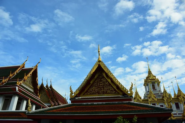 Thailändische Tempel Sind Wunderschön Den Tempeln Und Pagoden Alt Der — Stockfoto