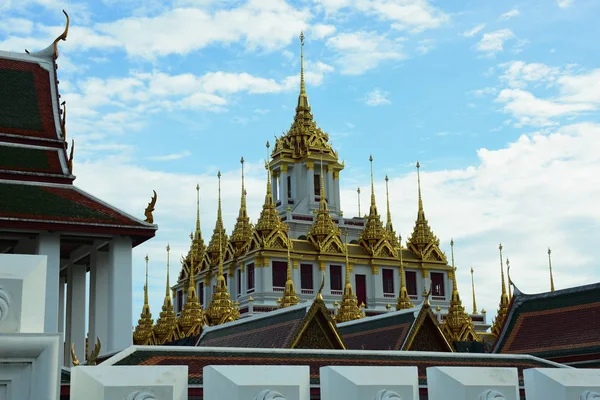 泰国曼谷翡翠佛寺佛寺 大皇宫全景 — 图库照片