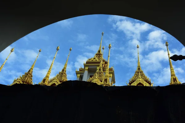 Wat Phra Kaew Tempio Del Buddha Smeraldo Bangkok Thailandia Panorama — Foto Stock