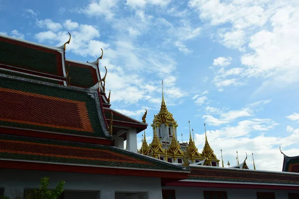 Templi Thailandesi Sono Belli Nei Templi Nelle Pagode Vecchio Nella — Foto Stock