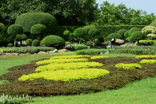 白天在植物园边散步 — 图库照片