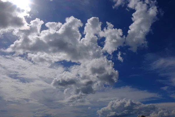 Cielo Con Nubes Naturaleza Fondo — Foto de Stock