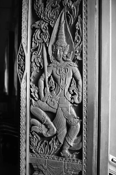 Golden Buddha Statue Thai Temple — Stock Photo, Image