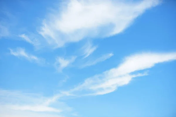 Nuvens Brancas Céu Azul — Fotografia de Stock