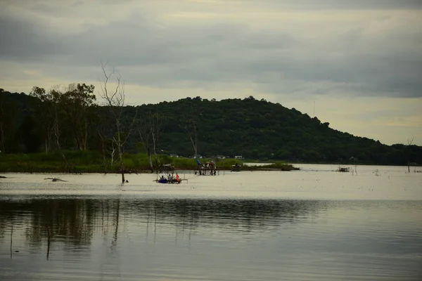 Sungai Yang Indah Danau — Stok Foto