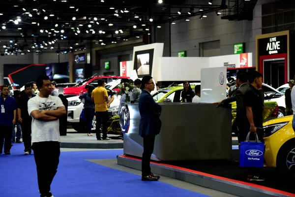 Car Brand Related Items Come Out Trade Shows Big Motor — Stock Photo, Image
