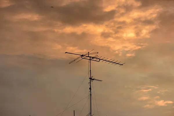 Dunkler Bunter Himmel Abend — Stockfoto