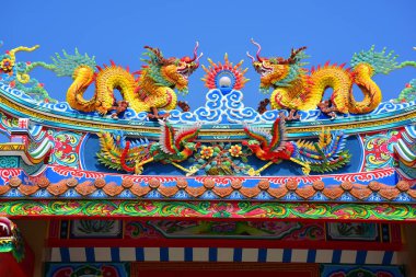 Tayland 'daki geleneksel Çin tapınağı