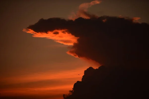 Increíble Puesta Sol Naturaleza Vista Panorámica — Foto de Stock