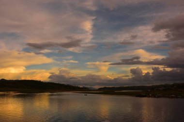 inanılmaz günbatımı doğa manzara 