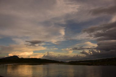 inanılmaz günbatımı doğa manzara 