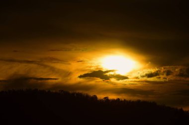 inanılmaz günbatımı doğa manzara 