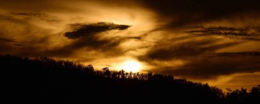 inanılmaz günbatımı doğa manzara 