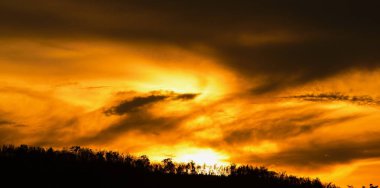 inanılmaz günbatımı doğa manzara 