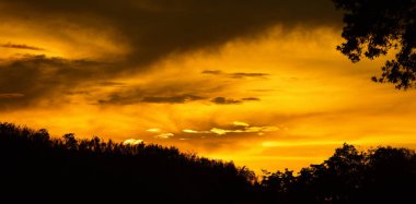 inanılmaz günbatımı doğa manzara 