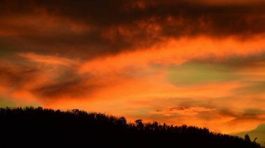 inanılmaz günbatımı doğa manzara 