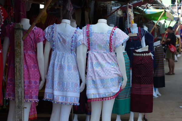 Variety Clothes Market Thailand — Stock Photo, Image