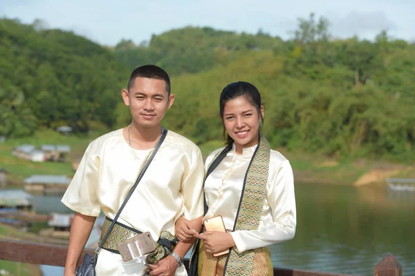 Thailand Mai 2018 Asiaten Beim Traditionellen Thaifest — Stockfoto