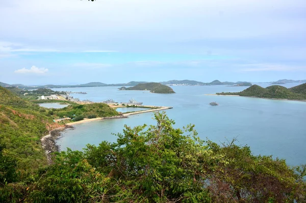 Sattahip Haditengerészeti Bázis Kikötője Portovenere Kikötője — Stock Fotó