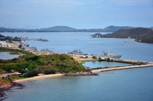 サタヒップ海軍基地のマリーナ ポルトヴェネレ港 — ストック写真