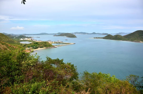 Sattahip Haditengerészeti Bázis Kikötője Portovenere Kikötője — Stock Fotó