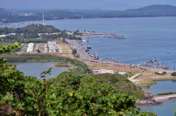Puerto Deportivo Sattahip Base Naval Puerto Portovenere — Foto de Stock