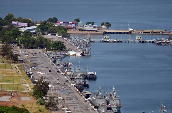 サタヒップ海軍基地のマリーナ ポルトヴェネレ港 — ストック写真