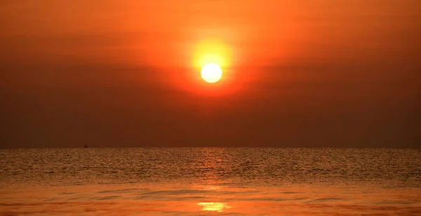 Amanecer Playa Por Mañana — Foto de Stock