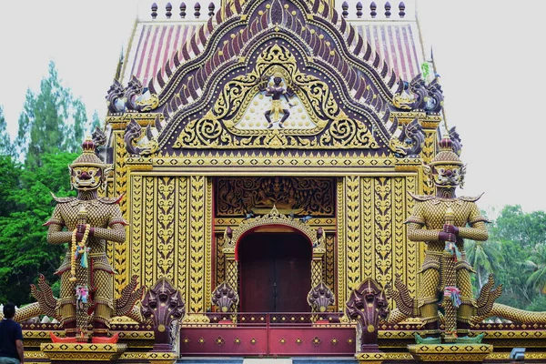 Templo Tailandês Estátua Buda — Fotografia de Stock