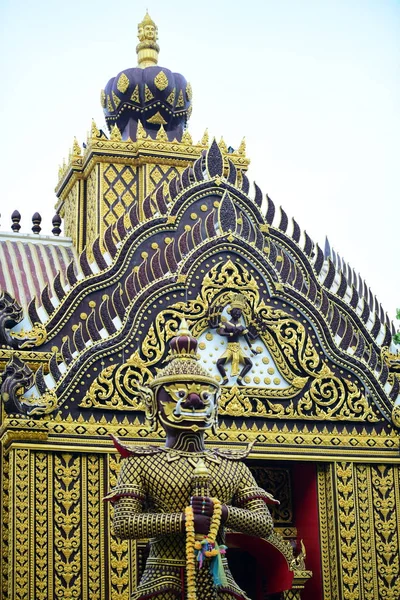 Templo Tailandês Estátua Buda — Fotografia de Stock