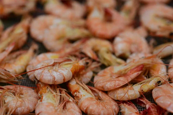 Camarones Frescos Mercado —  Fotos de Stock