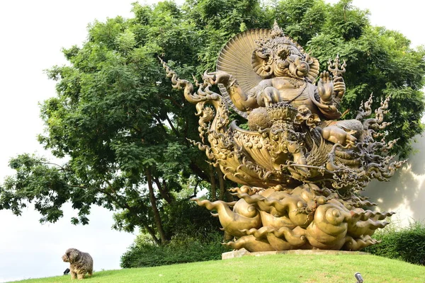 Boeddhistisch Standbeeld Groen Park — Stockfoto