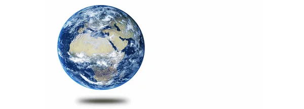 Earth on white background — Stock Photo, Image