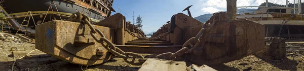 Régi hajógyár — Stock Fotó
