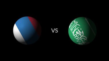 Rusya vs Suudi Arabistan futbol yarışması, milli takımlar