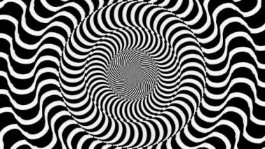 Dönen hipnotik sarmal döngü animasyon