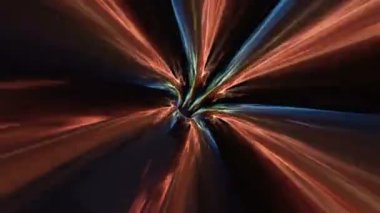 Fütüristik ışık tüneli, timespace tünel döngü animasyon 