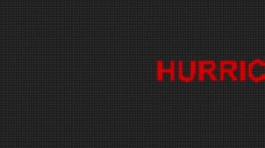 Kasırga uyarı açık büyük ışığı metnini büyük piksel