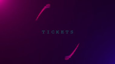 Bağlantı yapısı arka plan metin biletleri, pazarlama kavramı ile hareket soyut