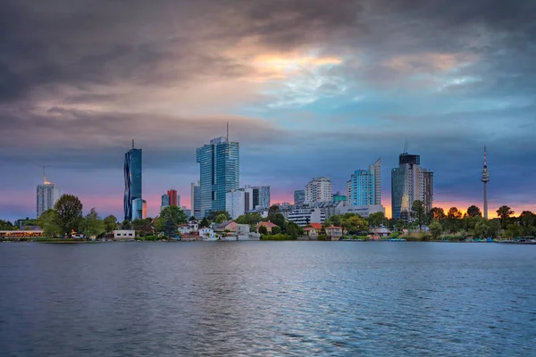 Vienna Cityscape Image Vienna Capital City Austria Sunset — Stock Photo, Image