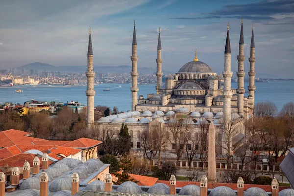 Mosquée Bleue Istanbul Image Mosquée Bleue Istanbul Turquie Pendant Jour — Photo