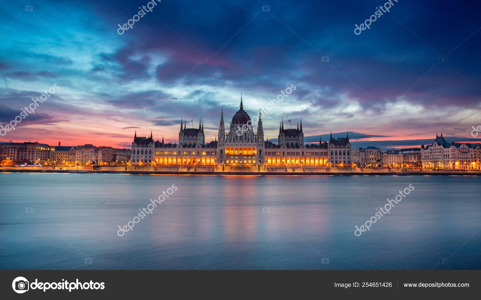 Budapest Image Paysage Panoramique Budapest Hongrie Pendant