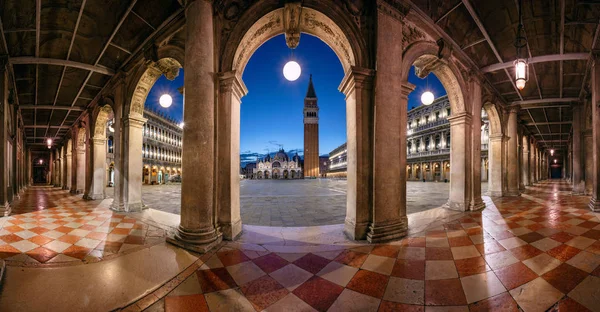 Veneza Itália Imagem Panorâmica Paisagem Urbana Praça São Marcos Veneza — Fotografia de Stock