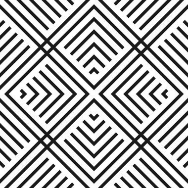 Vektör seamless modeli. Modern şık doku. Hipster tek renkli yazdırma. Modern grafik tasarım.