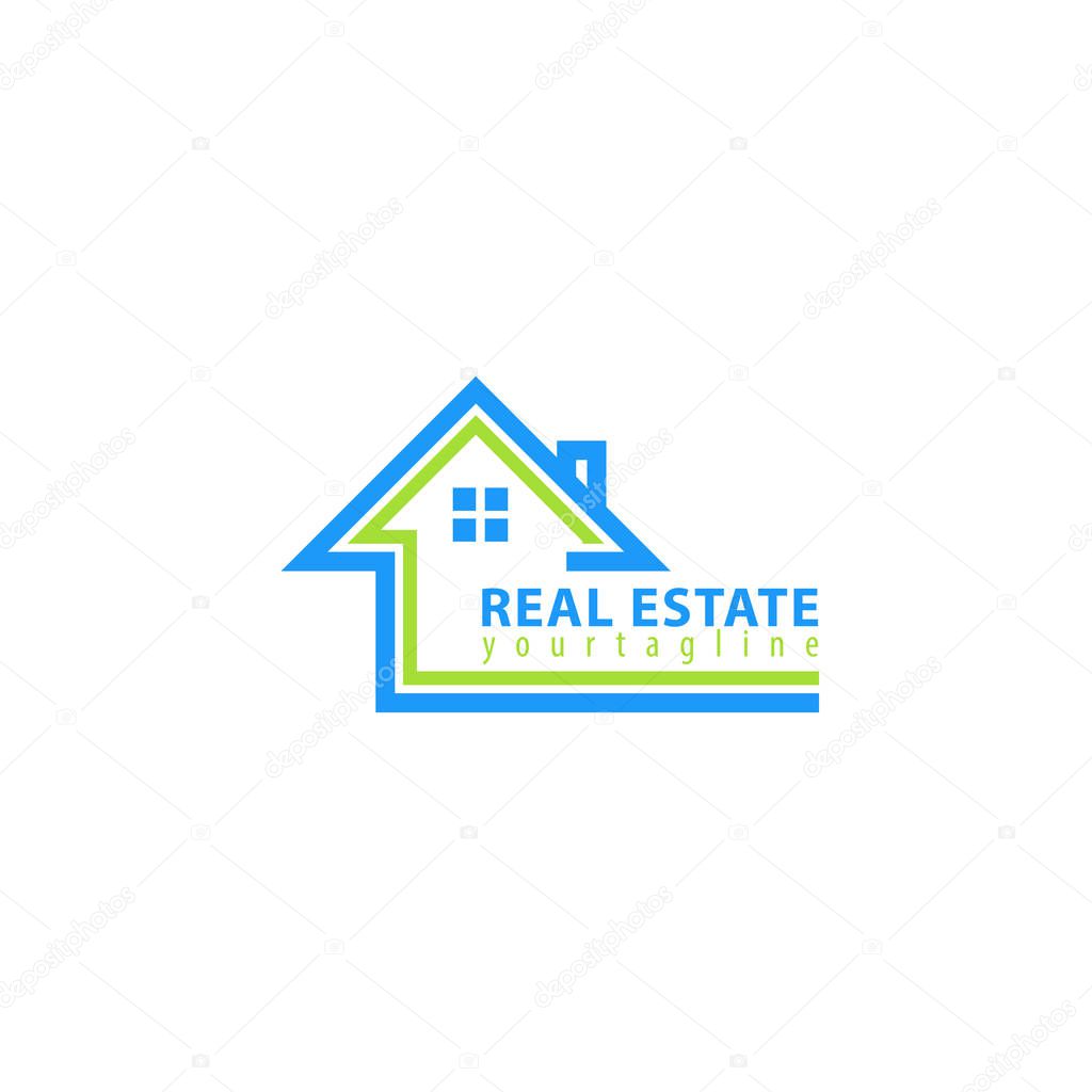 Real estate. Vector logo template