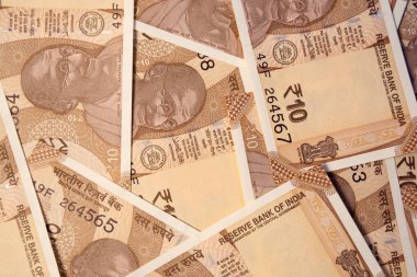 dağınık 10 Hint Rupisi Döviz Alım notlar.