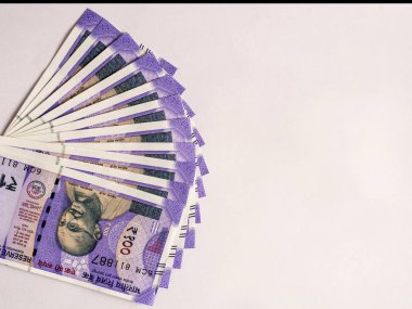 İslolated arka plan üzerinde tüm yeni 100 rupi Hint para.